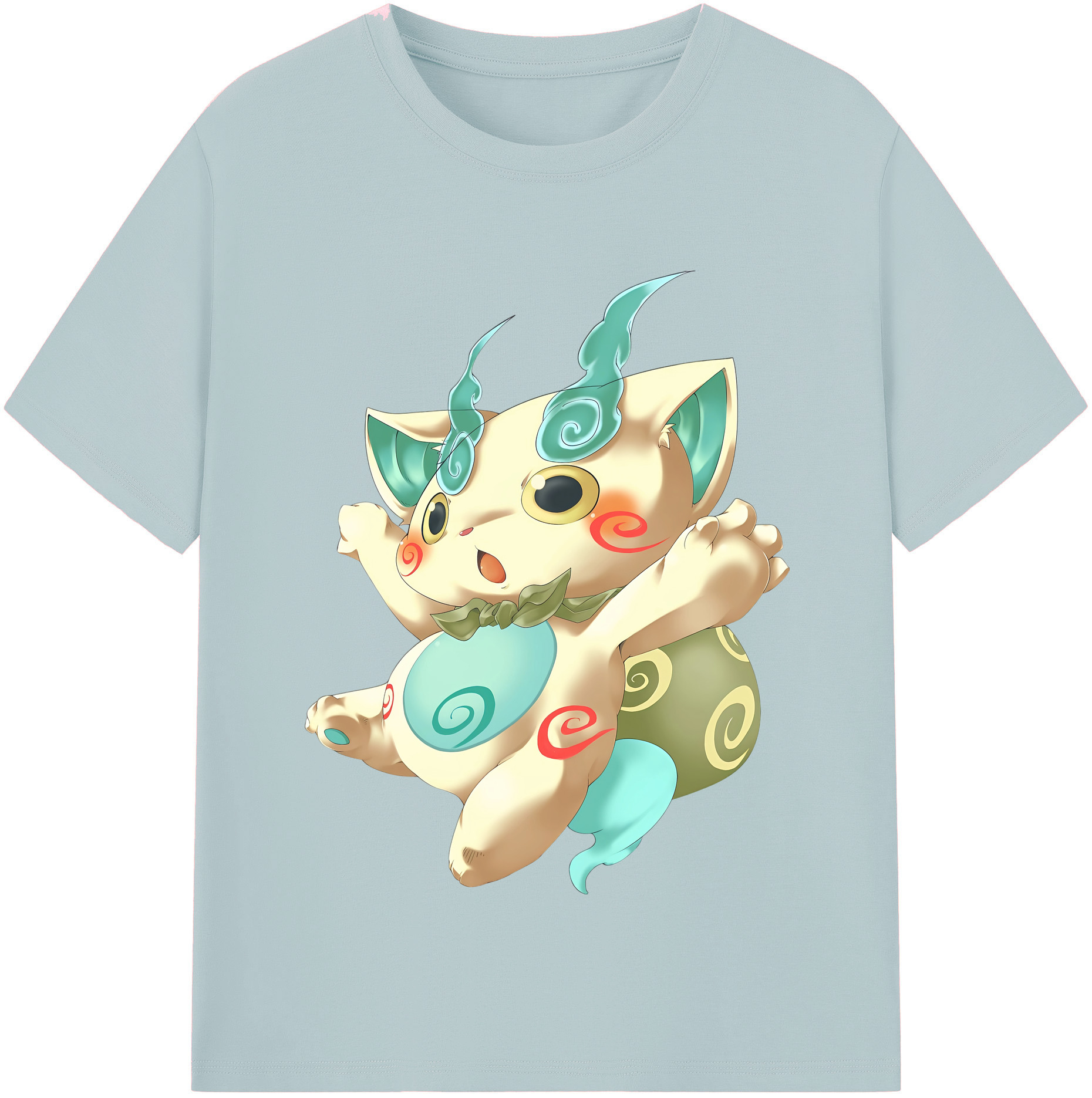 （画像用） 妖怪ウォッチ Yo-kai Watch 綿100％半袖Tシャツ（フロントプリント）